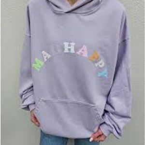 Madhappy Pastels French Terry Hoodie In Rare Taro Purple Lavender Size M Unisex
